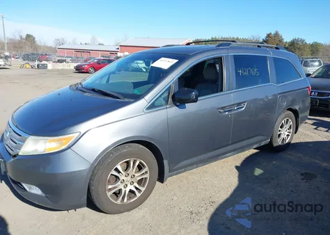 2012 Honda Odyssey Ex-L z USA, uszkodzony, nr VIN 5FNRL5H64CB067436